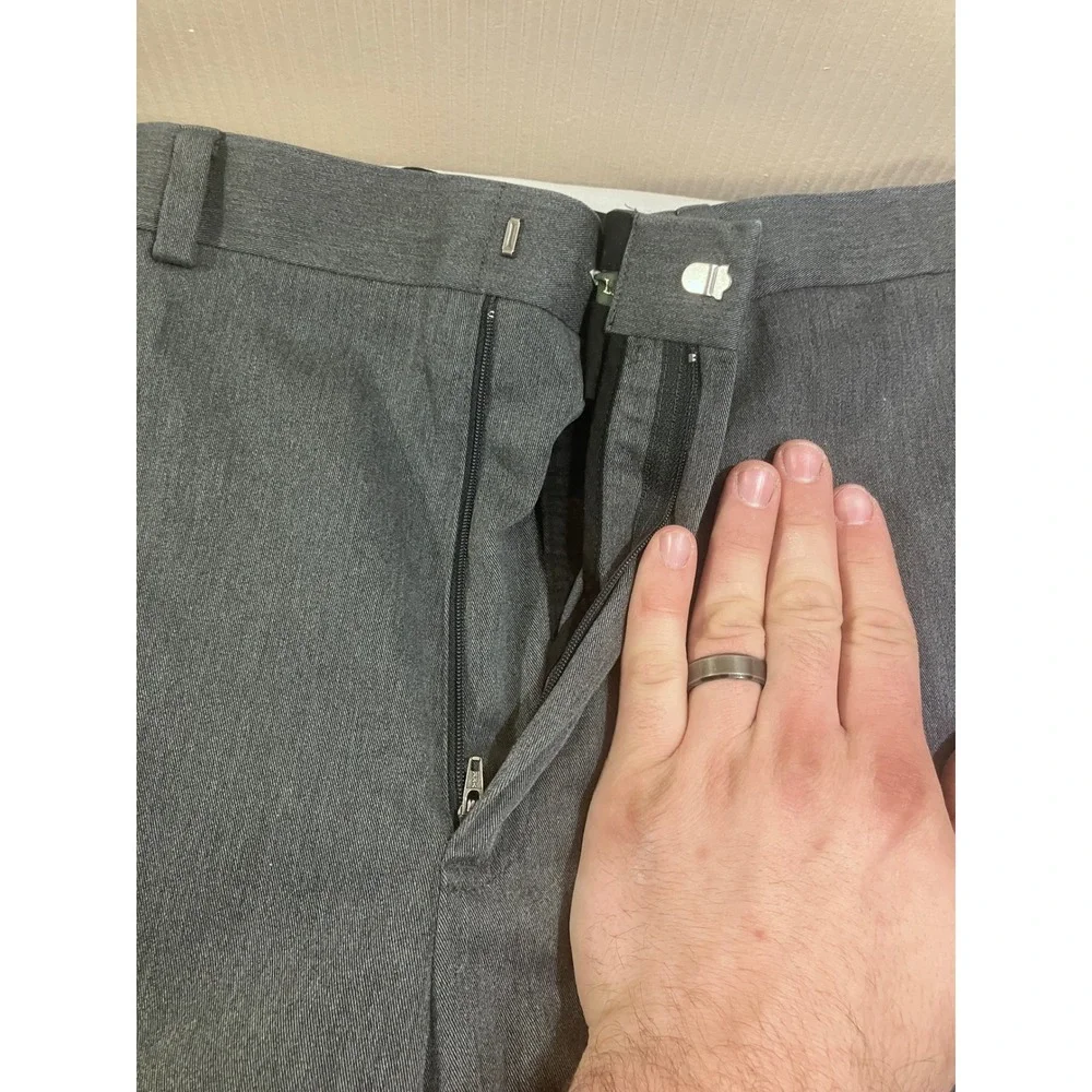 LL Bean Mens Gray Classic Fit Cotton Chino Dress Pants‎ Slacks Size 40x30 262551